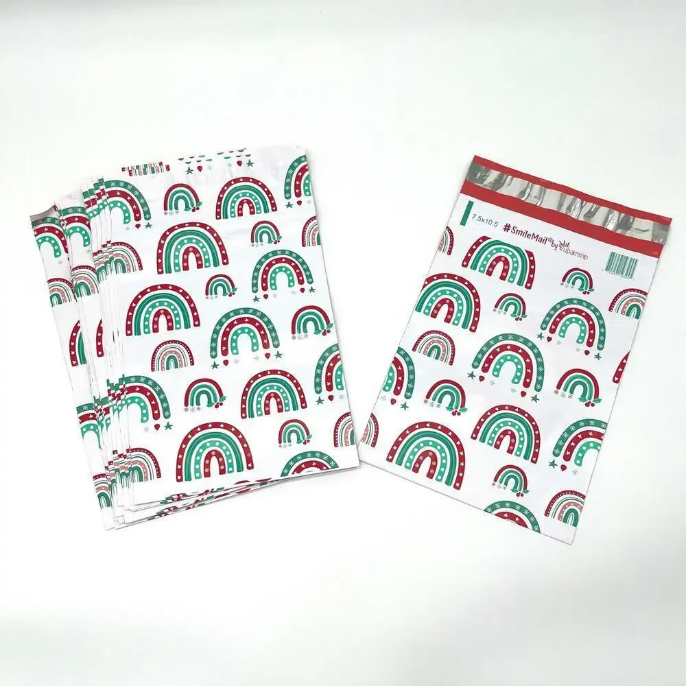 CHRISTMAS WRAPPING BAGS, Polymailers, 40 Pieces